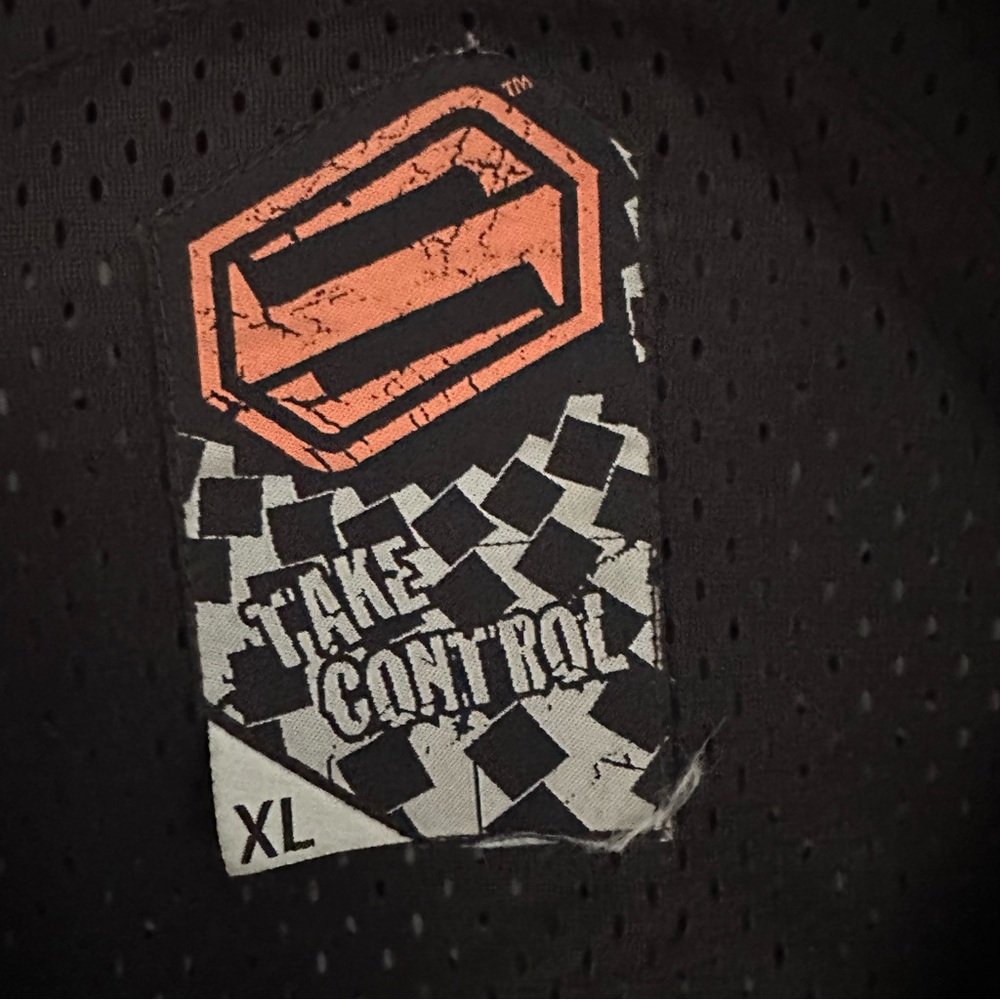 Shift Take Control Motorcycle Jacket Black White … - image 2